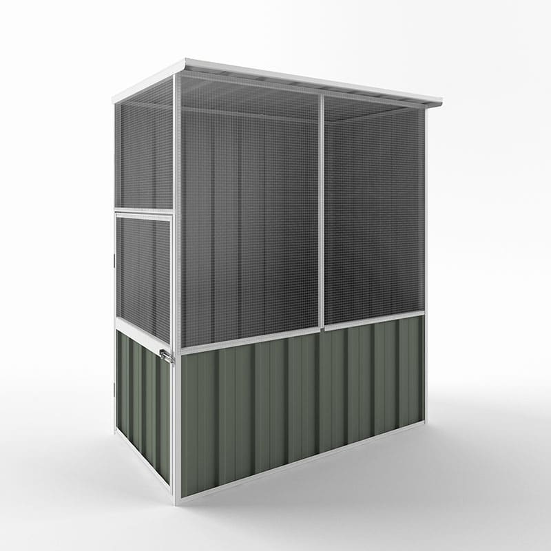 Bird Aviary 1.50m x 0.75m x 1.80m / Colour - Garden Sheds 